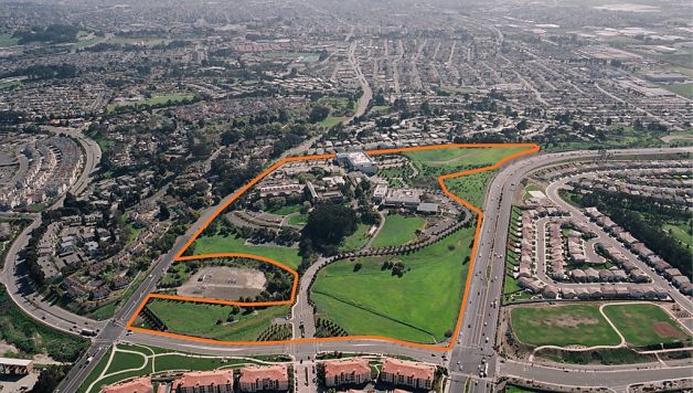 A major, publicly traded Chinese biotech company has purchased the former Bayer HealthCare campus on Hilltop Drive in Richmond. The 53-acre, 355,000-square-foot site includes seven buildings. Photo: KidderMatthews.com / SF